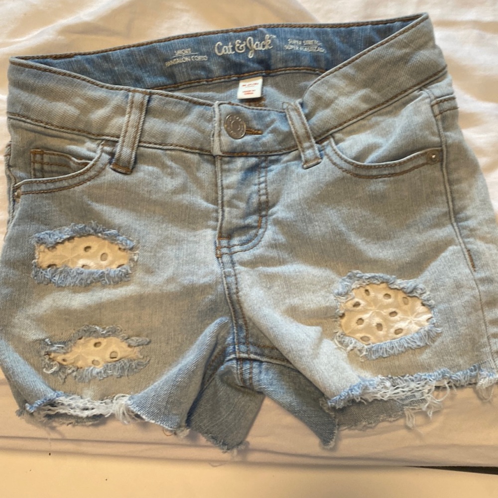 Girls cat and Jack Jean shorts 7/8